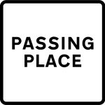 Passing place on a narrow road