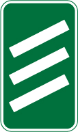 300 yards to a roundabout or the next point at which traffic may leave a non-primary route