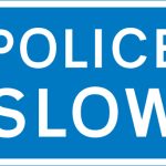 Potential danger temporarily ahead and consequent need to proceed with caution