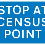 Vehicles must stop at a census traffic point