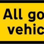 Goods vehicles should leave the main carriageway on the approach to a vehicle check point