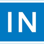 Entrance to a car park, private access road or property