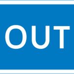 Exit from a car park, private access road or property