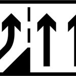 Additional traffic lane joining from the left ahead (non-primary routes)