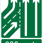 Additional traffic lane joining from the left in 200 yards. Traffic on main carriageway had priority over joining traffic from the right hand lane of the slip road (primary routes)