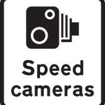 Area in which cameras are used to enforce the speed limit regulations