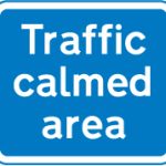 Start of area with traffic calming features