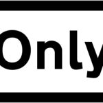 Explanatory plate for tramcar and bus and cycle only route signs