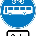 Route for use by buses and cycles only