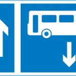 Contra-flow bus lane