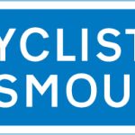 Cyclists to dismount at the end if, or at a break in, a cycle lane, track or route
