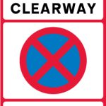 Entrance to red route clearway