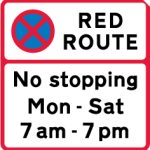 No stopping for any purpose during the period indicated