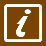 Tourist symbol for England and Wales: tourist Information Point or Centre