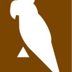 Tourist symbol for England and Wales: bird garden